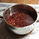 Freshly washed adzuki beans, don’t be surprised, they’ll lose little bit of colour after overnight soaking